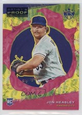 2022 Panini Diamond Kings Rookies II Artist Proof Blue Jon Heasley #150 6x9