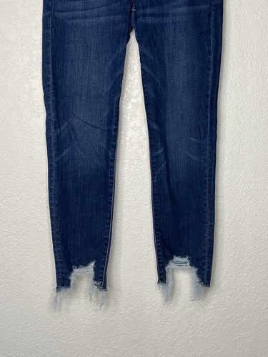 AE American Eagle Next Level Vaqueros Elásticos Lavado Oscuro Talla 8 Regular - Imagen 4 de 14