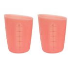  2 PCS Messbecher Mit Waage Küchenutensilien Aus Silikon Silikonbecher