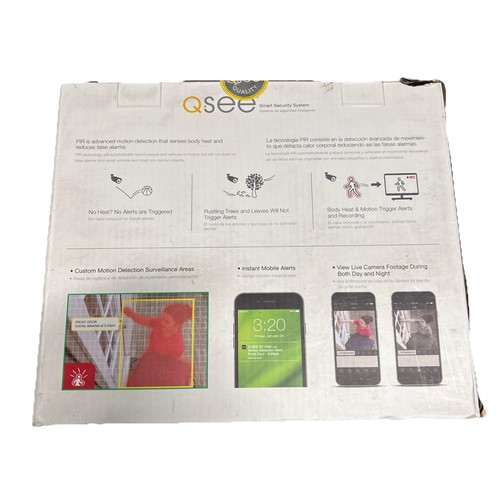 Q See Smart Security System. HD1080p. 8CH DVR+4 Cameras 1TB  - Picture 3 of 5