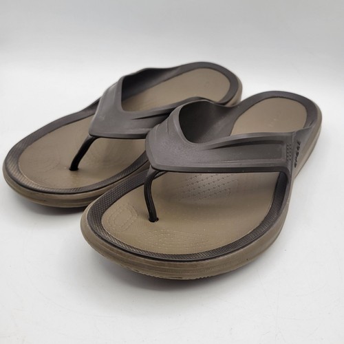 Sandali infradito Crocs uomo 12 infradito perizoma classico marrone marrone scuro scarpe comode