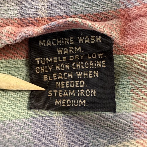 Vintage Double RRL Ralph Lauren Flannel Plaid Shirt Men's Size Large  READ - Picture 10 of 14