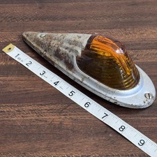 Vtg Kd 517 Marker Clearance Light Amber Glass Truck Rat Rod Vtg Kd 517 Marker Clearance Light Amber Glass Truck Rat Rod