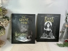 Set Of 2 The Ogre Gods Books~ First Born & The Great Man~ Hardcover 
