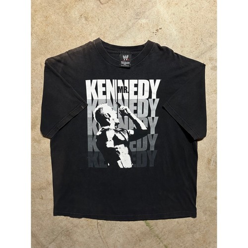 Vintage Ken Anderson WWE Mr Kennedy 2000s T-Shirt 2XL Black Wrestling Promo - Bild 1 von 7