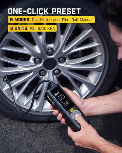 Fanttik X8 APEX 150psi Tire Inflator Portable Air Compressor Fast Inflation - Foto 16 di 17