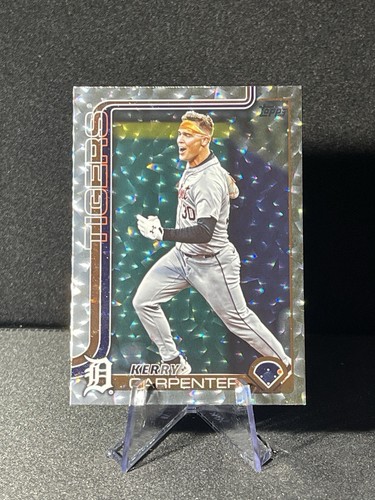 2025 Topps Serie 2 Kerry Carpenter Silver Foilboard 543 Detroit Tigers Baseball