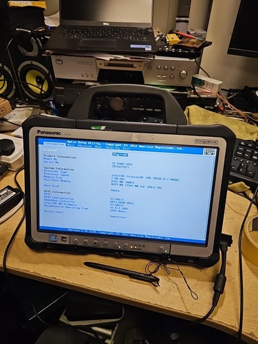 PANASONIC TOUGHBOOK CF-D1 INTEL CELERON 3955U @2.40GHZ 8GB RAM,NO HDD TABLET - Picture 3 of 24