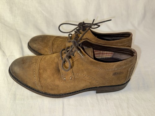 CLARKS Collection Men’s Delsin Brown Suede Oxford Dress Shoe Sz 9.5 QQ - Picture 5 of 14