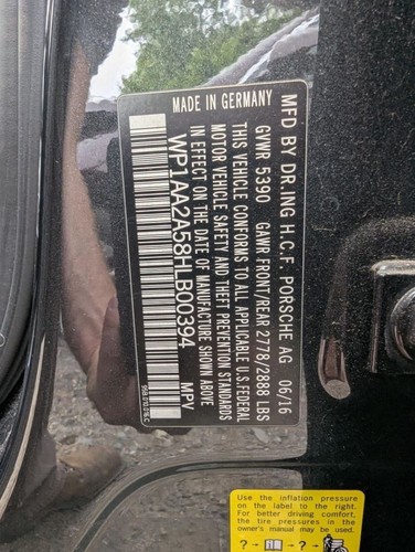 Axle Shaft Front 2.0L Fits 17-18 PORSCHE MACAN 779303 - Picture 7 of 7