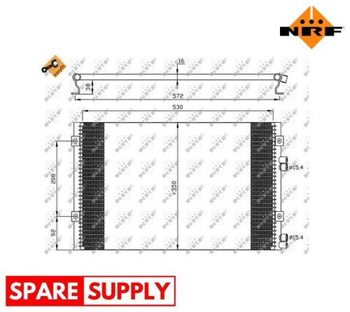 CONDENSER, AIR CONDITIONING FOR CHRYSLER NRF 35608 - Picture 1 of 8