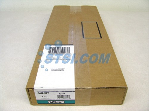 Panduit NMF1 NetManager Horizontal Cable Manager 1U, w/Hinged Cover, Black ~STSI - Picture 1 of 2