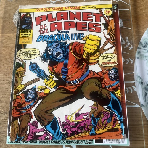 PLANET OF THE APES AND DRACULA LIVES #118, Marvel UK weekly (1976)