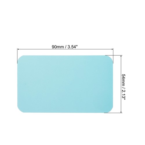 3.5" x 2" Blank Paper Business Cards Small Index Flash Cards Note, Blue 200pcs - Picture 2 of 7