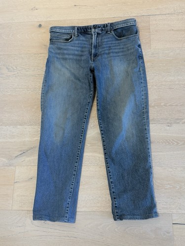 Lands End Stretch Comfort Waist Straight Leg Jeans 36x30” - Picture 10 of 12