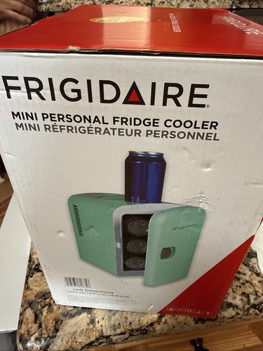 Frigidaire Retro Mini Beverage Refrigerator . New IOB. Great for your face cream - Picture 5 of 5
