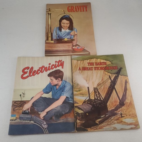 3 Vintage Children's Books- The Basic Science Education Series 1948 Edition