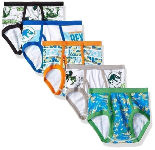 Universal Boys' Big Jurassic World 5-Pack Underwear Briefs, 8 - Picture 4 of 4