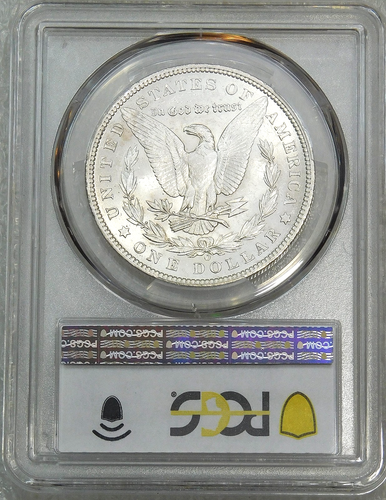 1901-O Morgan Silber Dollar PCGS MS63 White Frosty Luster PQ gerade bewertet #P141A - Bild 3 von 4