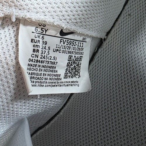 Nike Air Force 1 AF1 Low White Sneakers FV5951-111 Youth Size 6.5Y Women's 8 - Picture 9 of 9