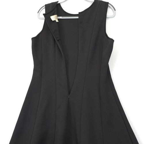 DR Collection Kleid Damen 14 P Schwarz Ärmellos Fit Flare Spitzensaum Whimsigoth - Bild 7 von 10