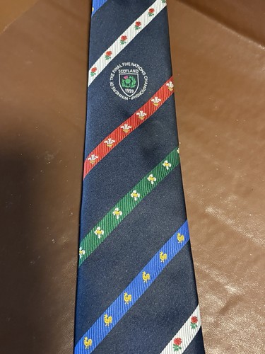 Vintage Rugby - Winners of the Five Nations Championship 1999 Neck Tie - Picture 3 of 8