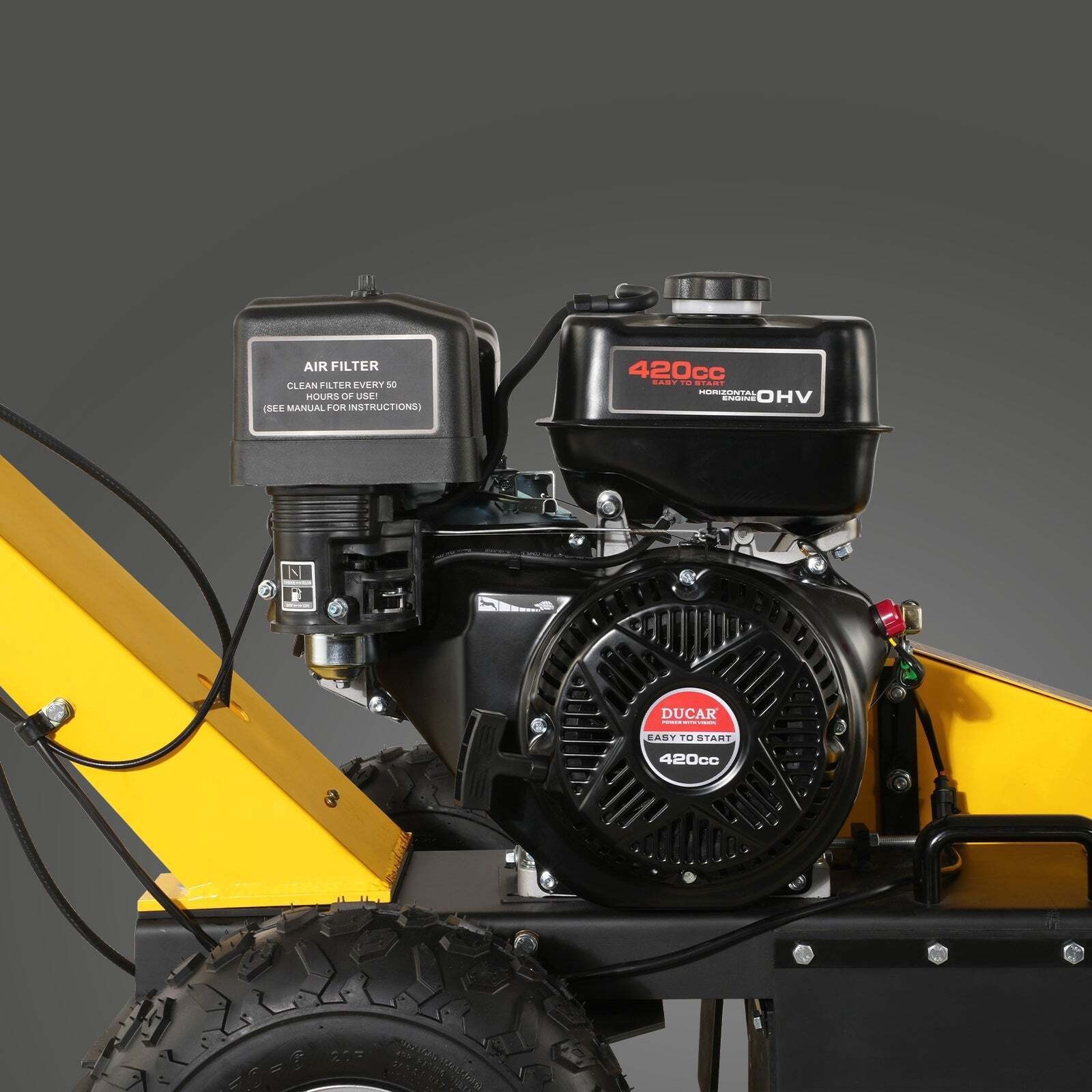 MechMaxx 420cc 15HP Stump Grinder,12'' Cutting Height/10'' Cutting Depth,SGR1500