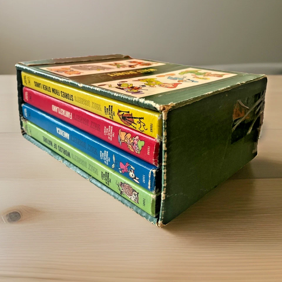 The Wonderful Worlds of Walt Disney (1965) ~ 4 Book Set ~ Golden Press - Image 3 of 4