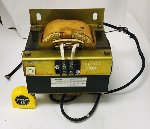 ALLEN BRADLEY MODEL NO 25638-570-04 TRANSFORMER 2KVA 4200V PRI 120V SEC 1PH 60Hz - Picture 8 of 12