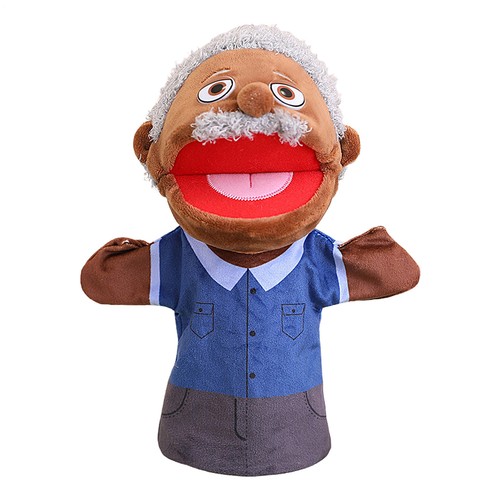 Family Hand Puppets Storytelling Plush Puppet Interactive Pretend Play polite - Picture 15 of 22