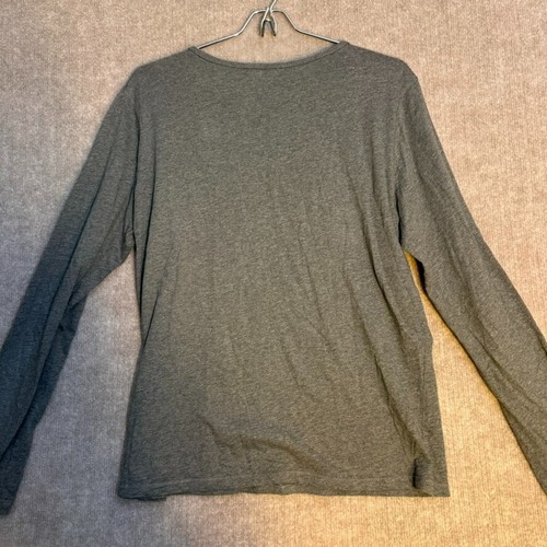 LRL Jeans Ralph Lauren Womens T-Shirt Large Gray Embellished Casual Preppy Logo - Picture 2 of 10