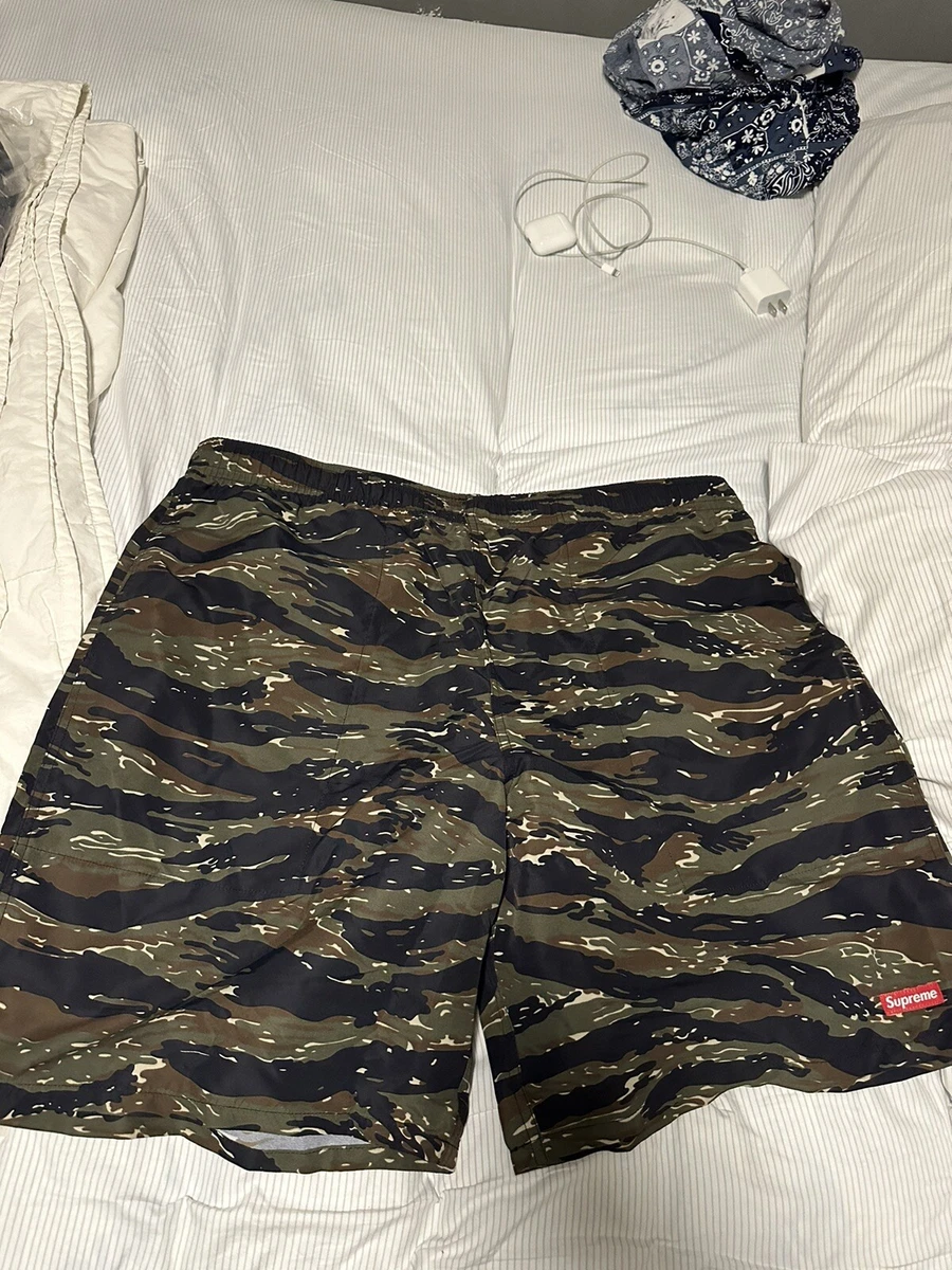 SUPREME NYLON WATER SHORT TIGER CAMO SIZE XXL