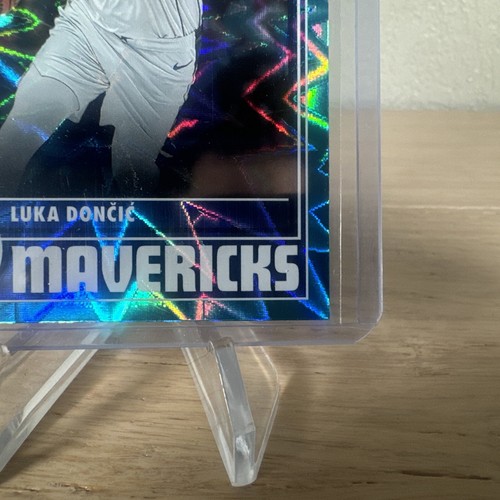 Luka Doncic 2023-24 NBA Hoops Teal Explosion Holo #295 Tribute Dallas Mavericks - Picture 5 of 6
