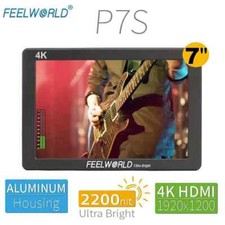 Feelworld P7S 7 inch 2200nit FHD On Camera Video Monitor 3G-SDI 4K HDMI for DSLR