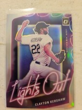 2021 Donruss Optic Clayton Kershaw Lights Out Silver Prizm #LO14