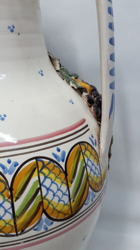 Antique jar ozza zirro ceramic caves 1950 decorated taranto 73 cm - Picture 9 of 9