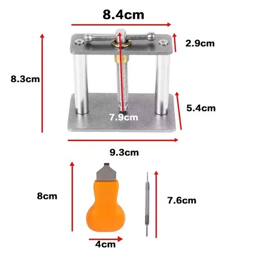 21PCS Watch Back Press Tool Kit with Fitting Dies Watch Case Repair Tool Kit - Picture 3 of 12