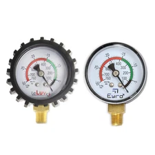 Precise Vacuum Gauge and Cover 1/8 Inch NPT Fitting LeLuv Penis Vacuum Pumps