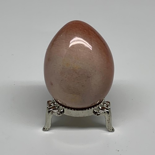 110g, 2"x1.6", Natural Red Aventurine Egg Polished Gemstone, B35336 - Picture 8 of 12