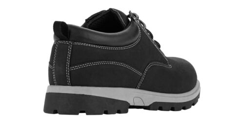 George Herren Memory Foam Schwarz Leger Robust Langlebig Schnürstiefel - Bild 3 von 4