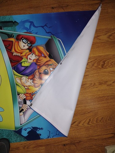 Huge Scooby Doo in The Mystery Machine Vinyl Banner Poster 5'x3' w/ Eyelets - Picture 8 of 13