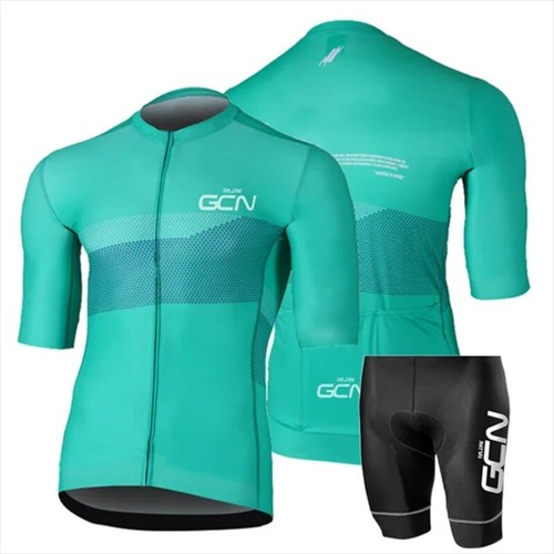 Sommer Herren Radtrikot Set Atmungsaktiv Radshirt Team Fahrradbekleidung MTB - Bild 36 von 44