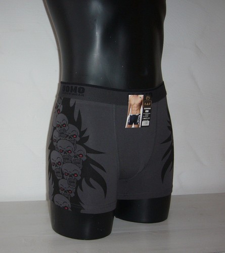 BOXERSHORTS Calzoncillos Calavera Hipster Algodón S M L XL 5 6 7 8 Nuevo - Imagen 5 de 6