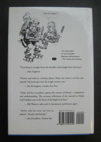 Sittler by Darryl Sittler & Chris Goyens with Allan Turowetz Toronto Maple Leafs - Picture 7 of 7