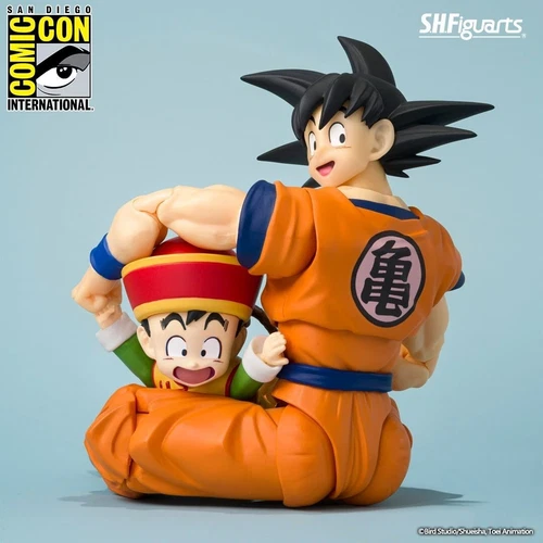 S.H.Figuarts Dragon Ball Z Son Goku Son Gohan Kid & Kintoun SDCC 2024 Exclusivo