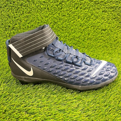 Nike Force Savage Pro 2 Mens Size 14 Blue Black Running Athletic Football Cleats