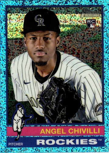 2025 Topps Heritage Chrome Blue Sparkle Base & SP 1-500 You Pick Complete Ur Set - Picture 15 of 35