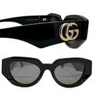 Gucci Butterfly Gold Sunglasses for Women