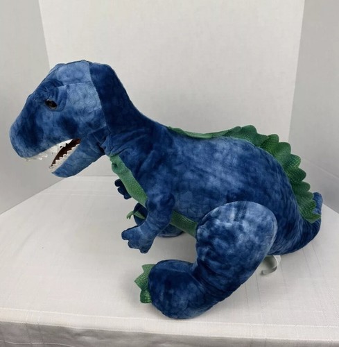 Large Blue T-Rex Dinosaur Plush Stuffed Animal Walgreens 24 inch - Picture 13 of 17