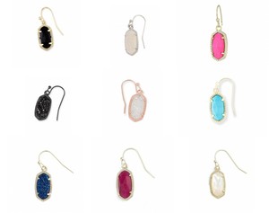 Kendra-Scott-039-Lee-039-Mismatched-SINGLE-Earrings-Drop-Faceted-Druzy-Drusy